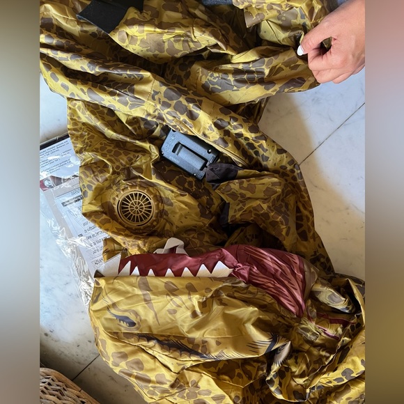 Disguise T-Rex Inflatable Child Dinosaur Costume - Picture 3 of 4